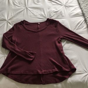 light maroon light-weight sweater